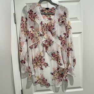 Free Press Floral Blouse